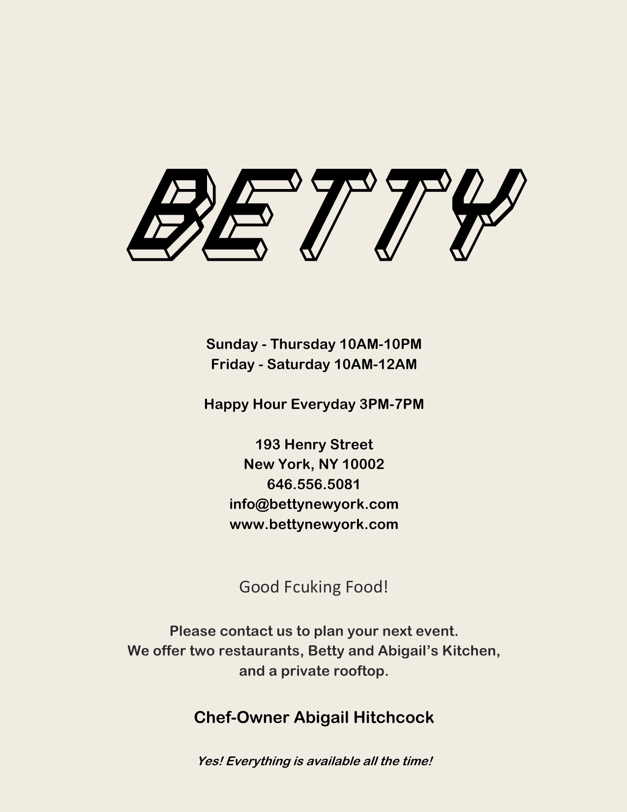 Main menu page 1